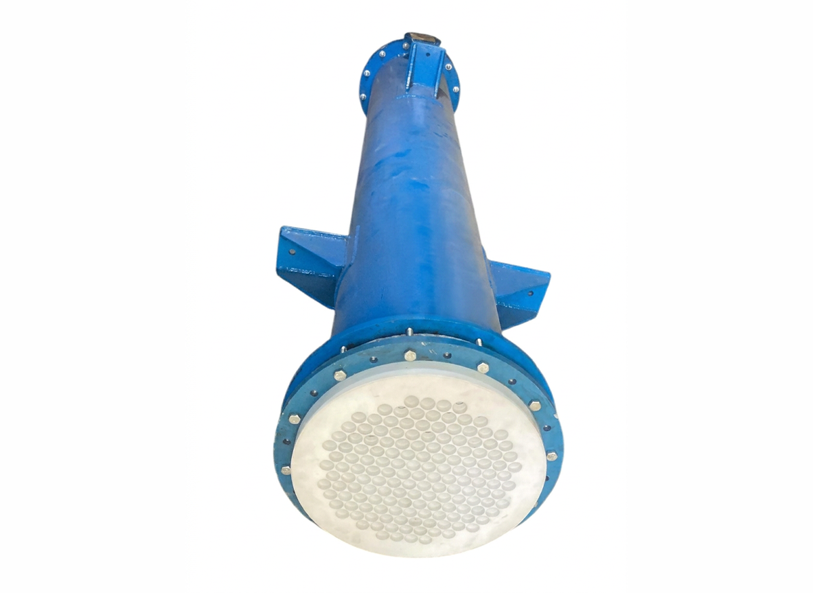 glass-shell-and-tube-condenser-with-metal-shell